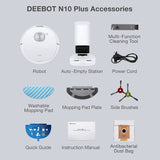 DEEBOT N10+ Robot Vacuum Cleaner - 4300Pa, 330min Runtime, dToF