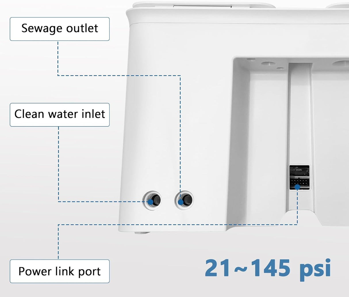 Automatic Water Refill/Drain Module for DEEBOT T30S COMBO/X5 PRO OMNI/X2 OMNI/X2 COMBO