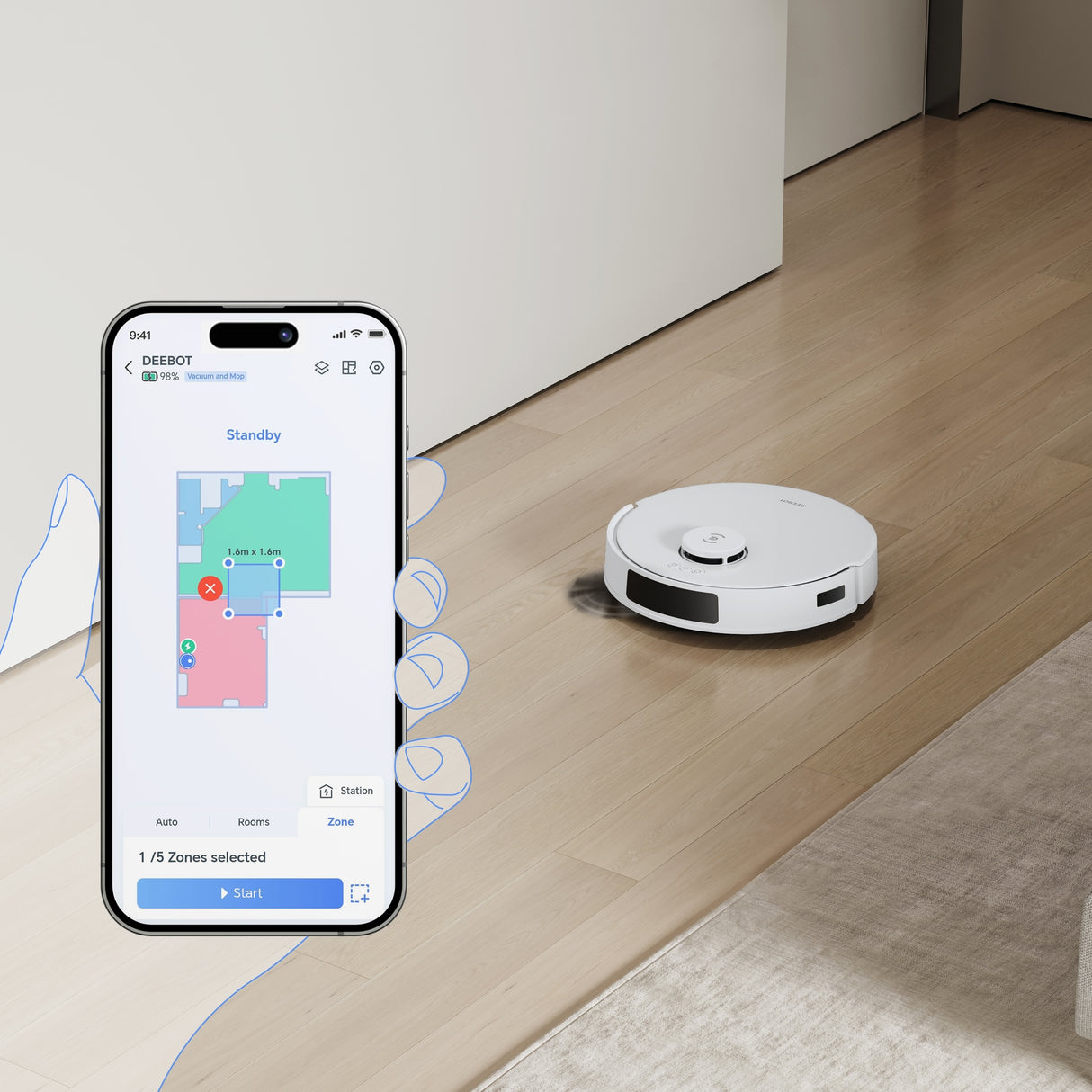 DEEBOT N20 PRO PLUS Robot Vacuum Cleaner - 8000Pa, 300min Runtime