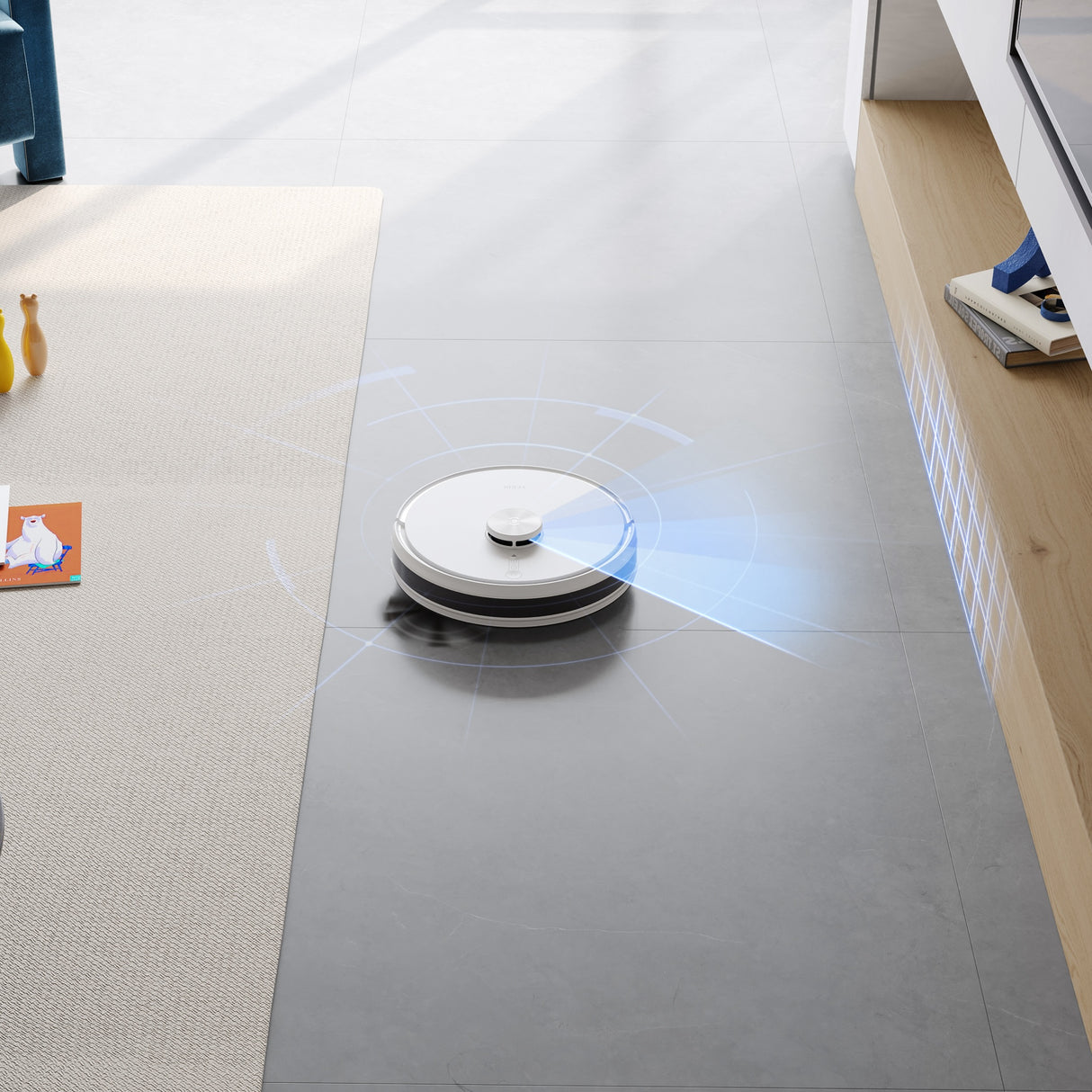 DEEBOT Y1 PRO Robot Vacuum Cleaner - 6500Pa, 180min Runtime