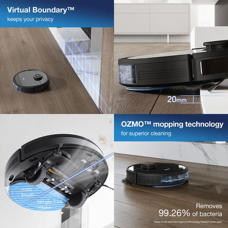 Ecovacs Deebot OZMO 920 Robot Vacuum Cleaner - Smart Navi 3, 110min Runtime - UNBOXED DEAL