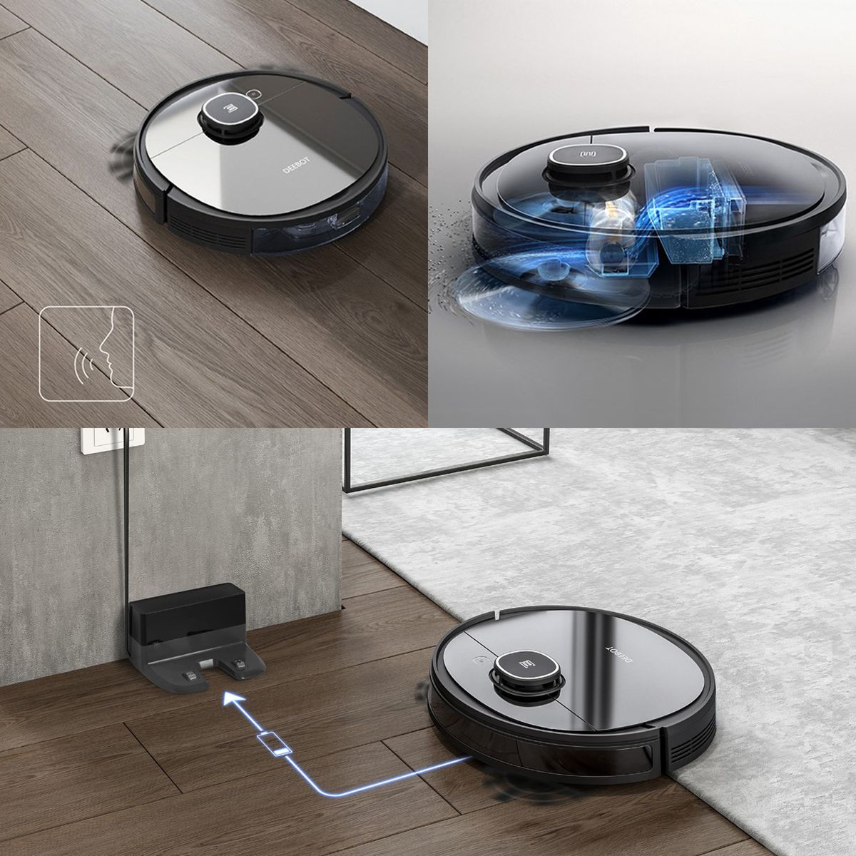 Ecovacs Deebot OZMO 920 Robot Vacuum Cleaner - Smart Navi 3, 110min Runtime - UNBOXED DEAL